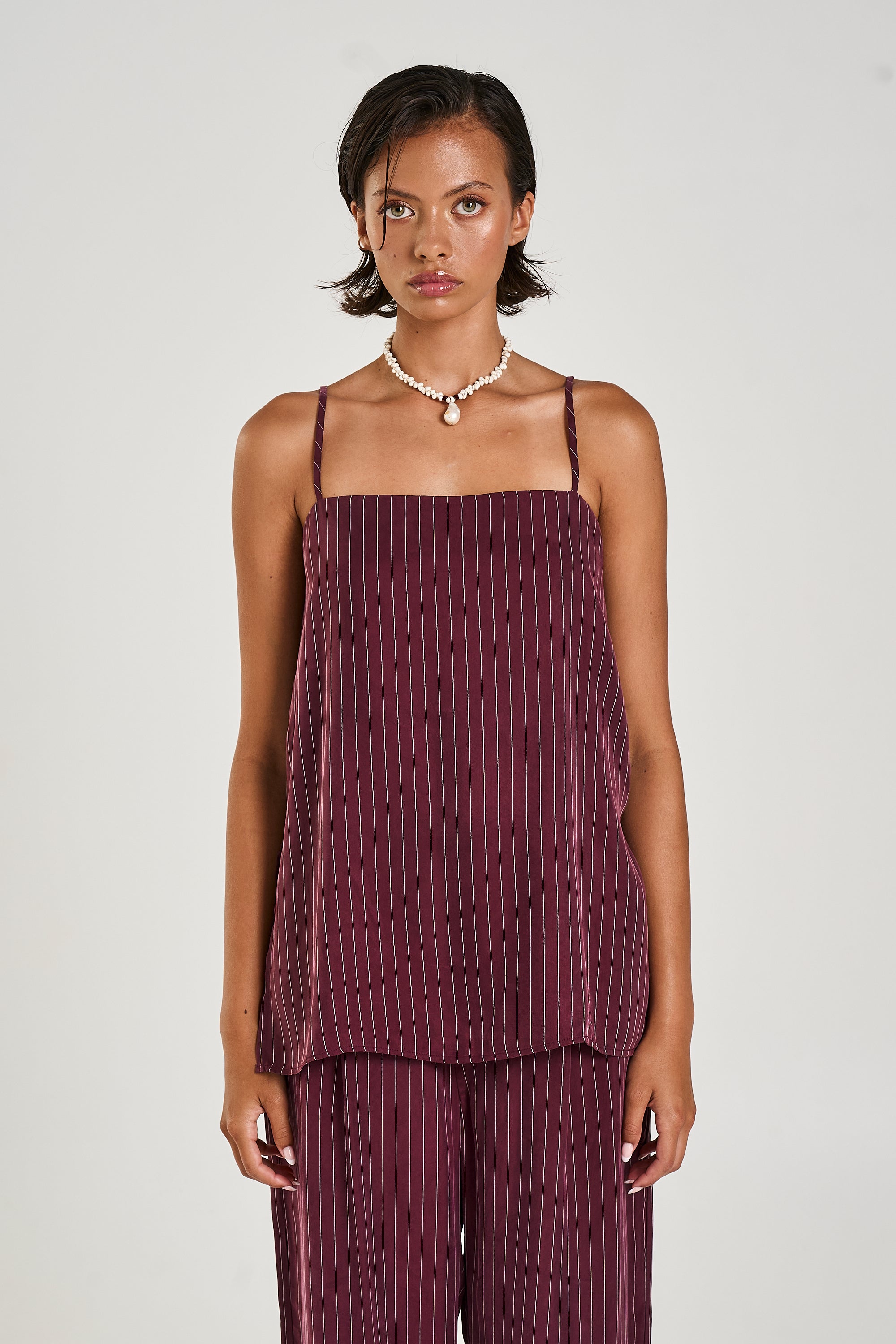 Tunic Top // Kina Pinstripe