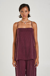 Tunic Top // Kina Pinstripe