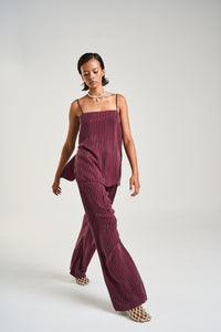 Boss Pant // Kina Pinstripe