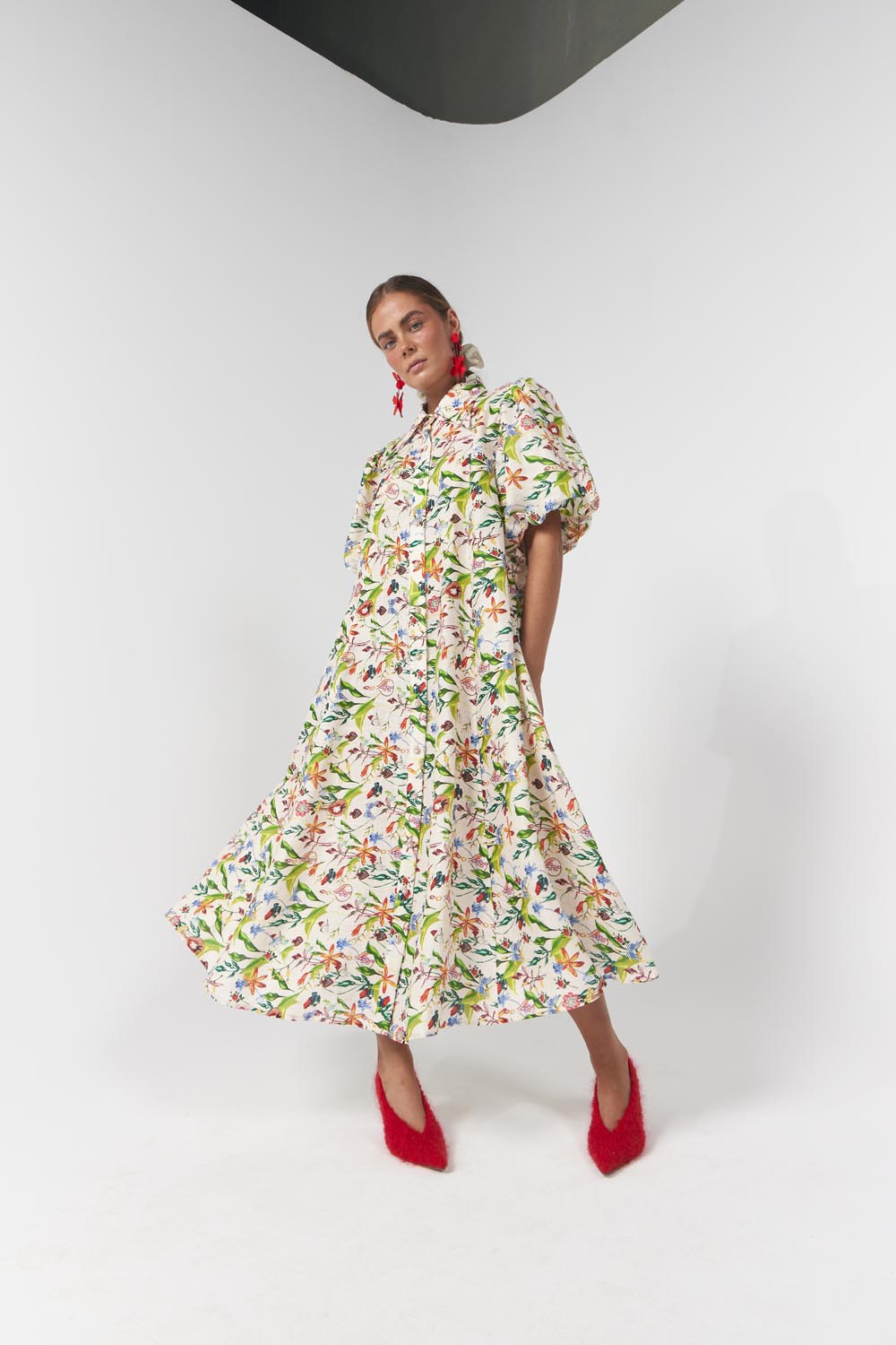 La Bohème Girls Peyton Midi Dress Secret Garden