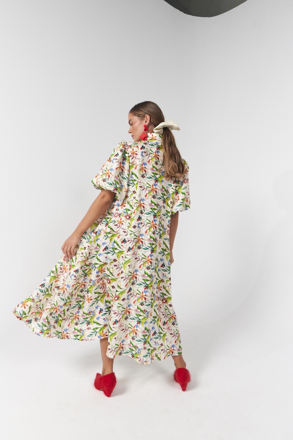 La Bohème Girls Peyton Midi Dress Secret Garden