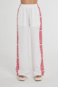 Sig Linen Pants // Neon Plaid