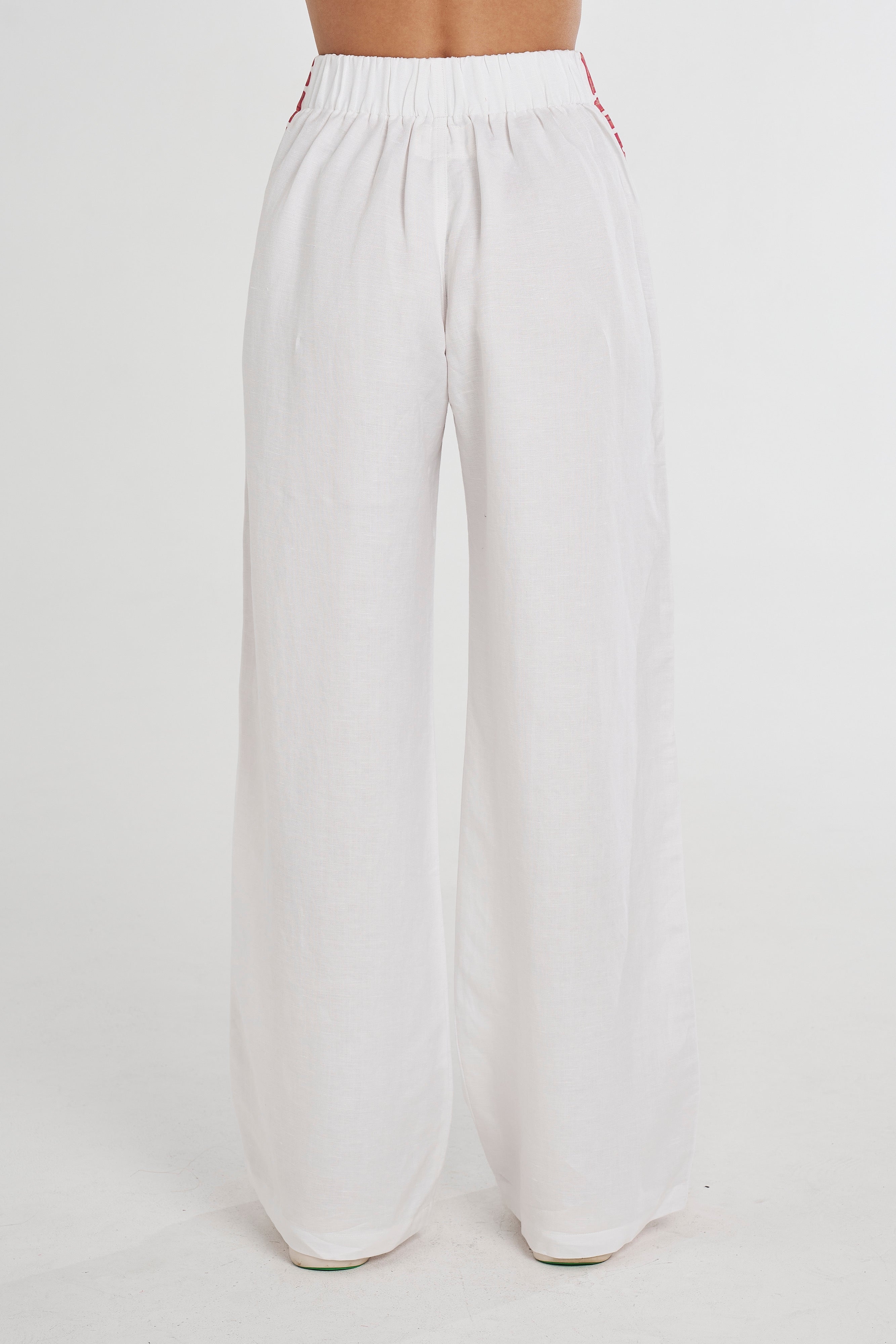 Sig Linen Pants // Neon Plaid