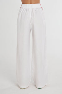 Sig Linen Pants // Neon Plaid