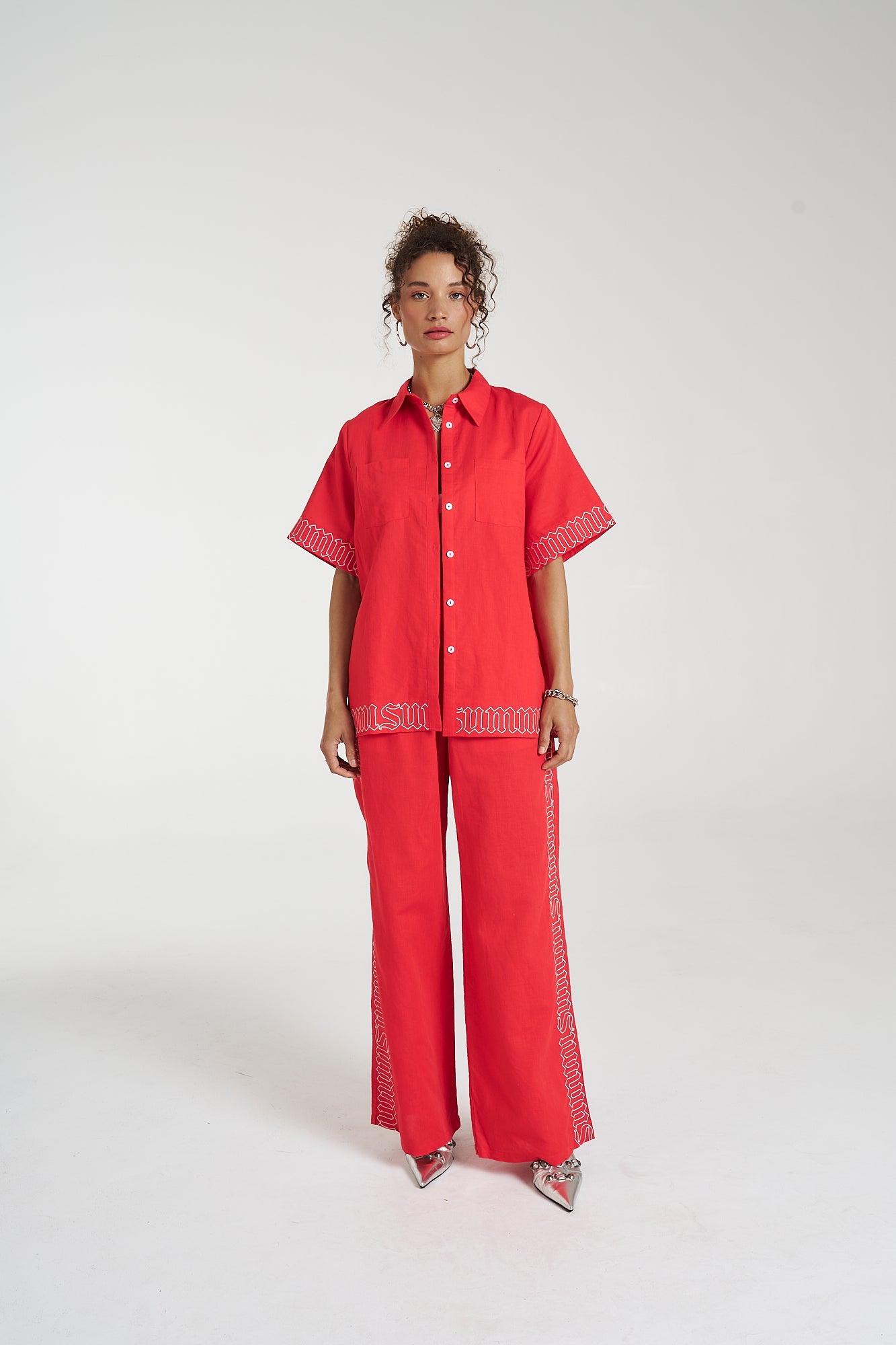 Sig Linen Pant // Scarlet Summi