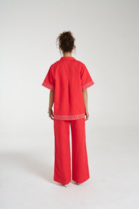 Sig Linen Pant // Scarlet Summi