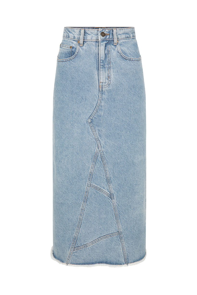 Eve Denim Skirt // Sun Washed Blue