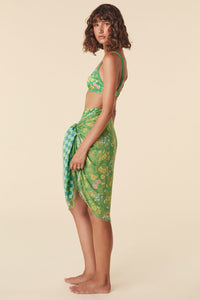 Flora Travel Scarf // Citrus Crush