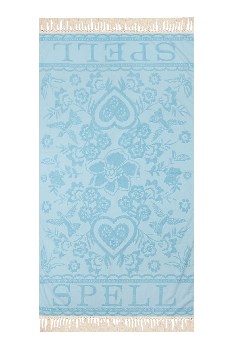 Love Note Towel // Sky