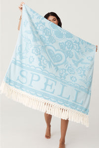 Love Note Towel // Sky