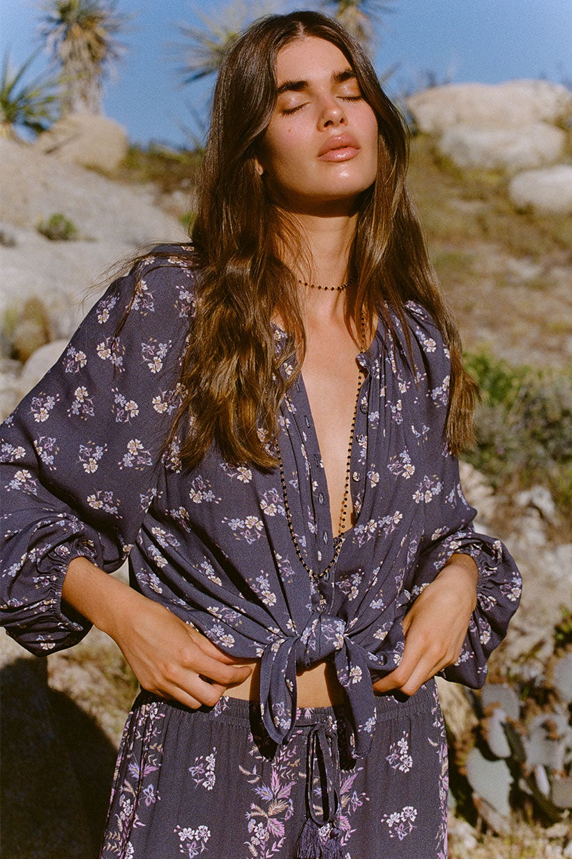 Rebel Spirit Blouse // Hyacinth