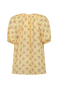 Rebel Spirit Short Sleeve Blouse // Daffodil