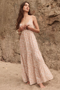 Sunshine Bandit Strappy Gown // Desert Sage