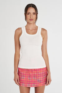 Racer Tank // White