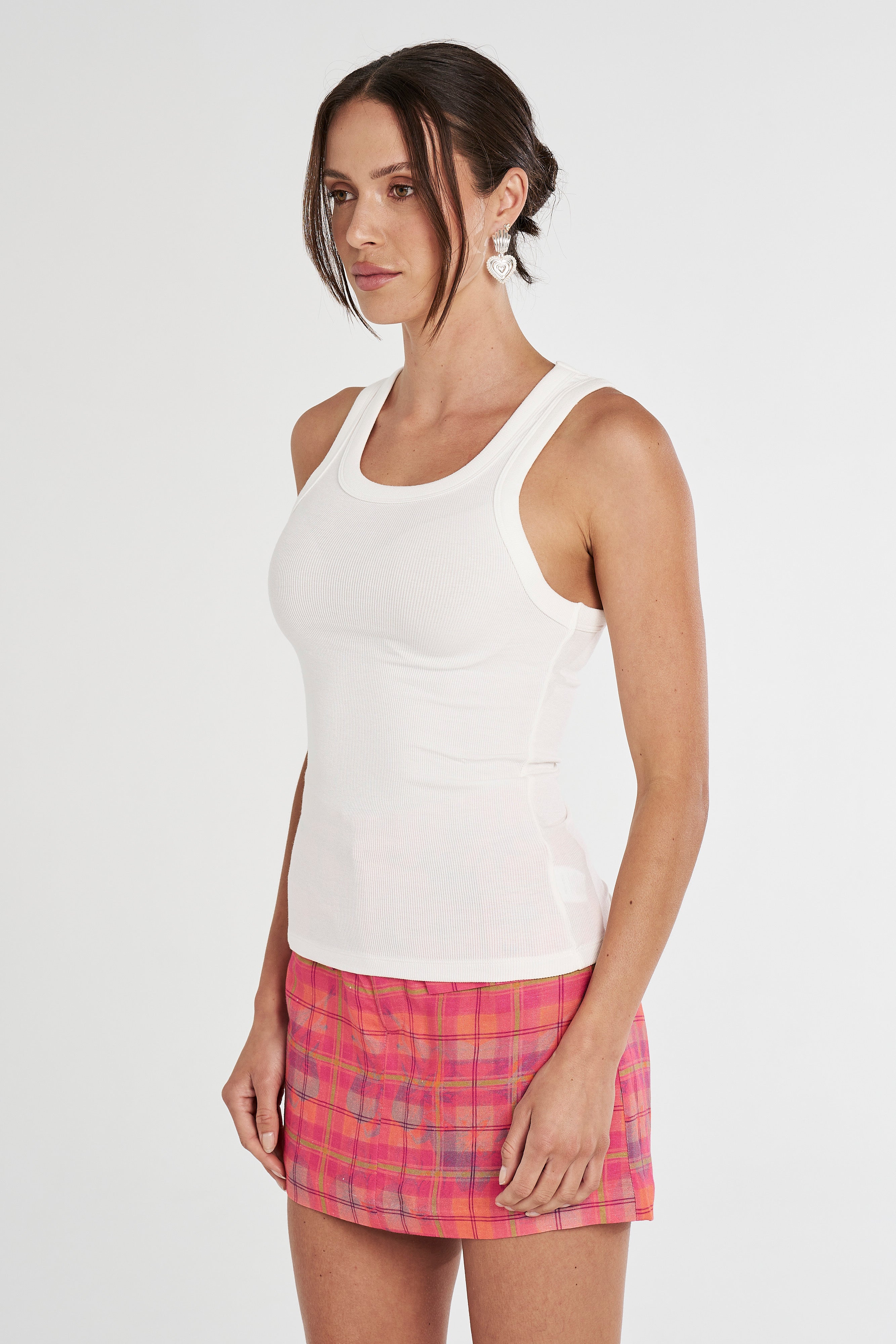 Racer Tank // White