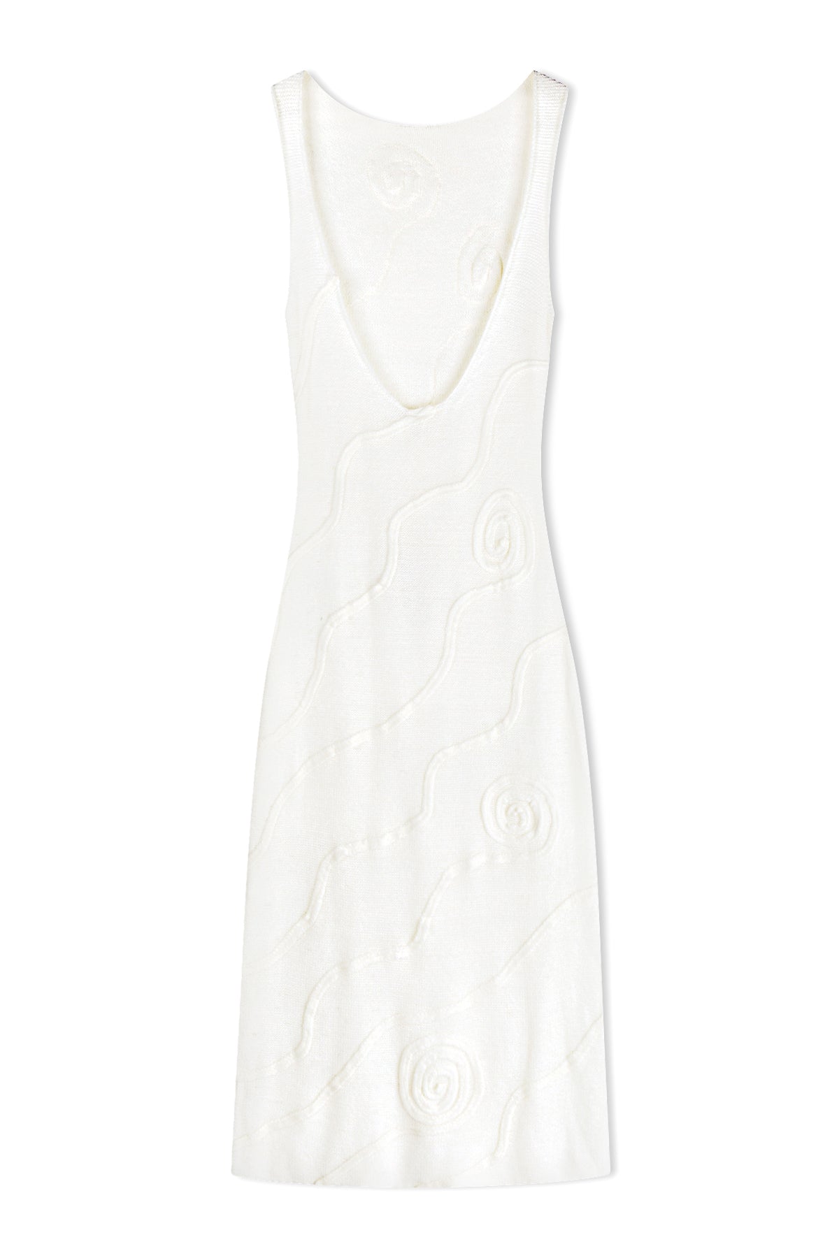 Shea Organic Cotton Swirl Knit Dress