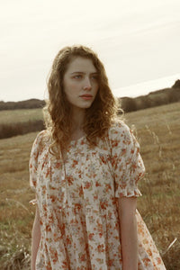 Holly Dress in Mariposa Peach