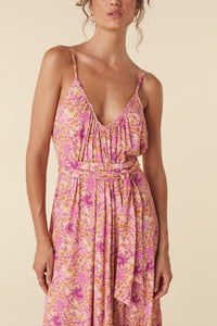 Village Strappy Maxi Dress // Sunrise