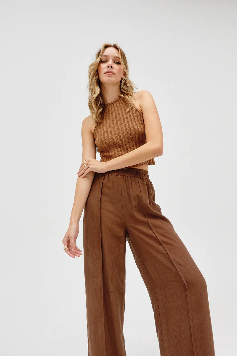 Caught Combo Knit // Mocha