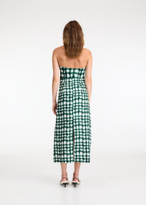 Perez Dress // Emerald Shibori Print