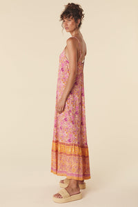 Village Strappy Maxi Dress // Sunrise