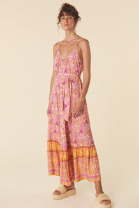 Village Strappy Maxi Dress // Sunrise