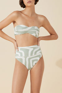 Moss Stroke Waisted Brief