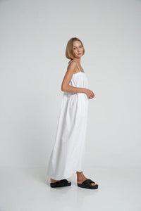 Ischia Dress | White