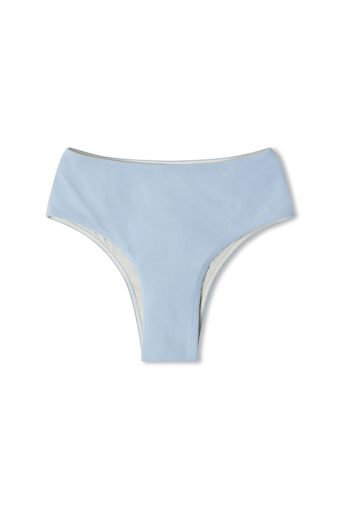 Cool Blue Towelling Waisted Brief