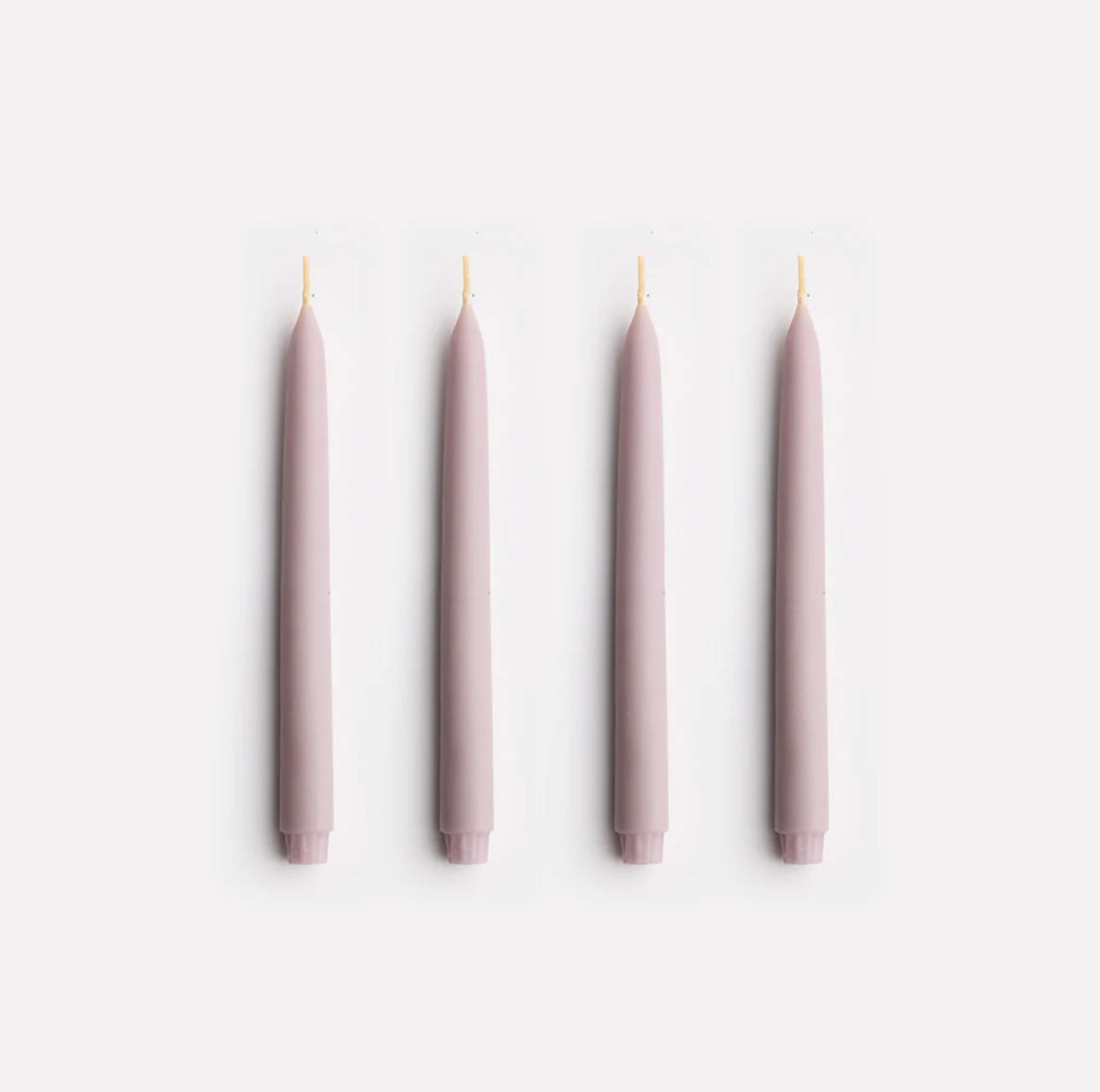 Twinkling Taper Candle Set in Lilac Grey