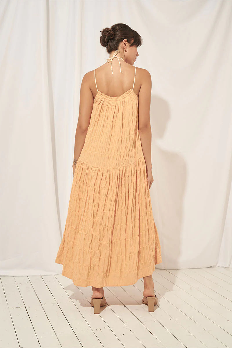 Zest Midi Dress - Papaya